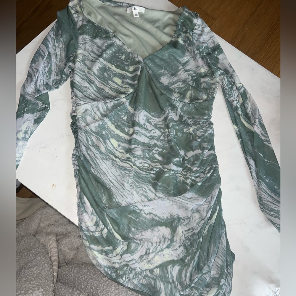 BP Ruched Short Dress - Picture 2 of 6